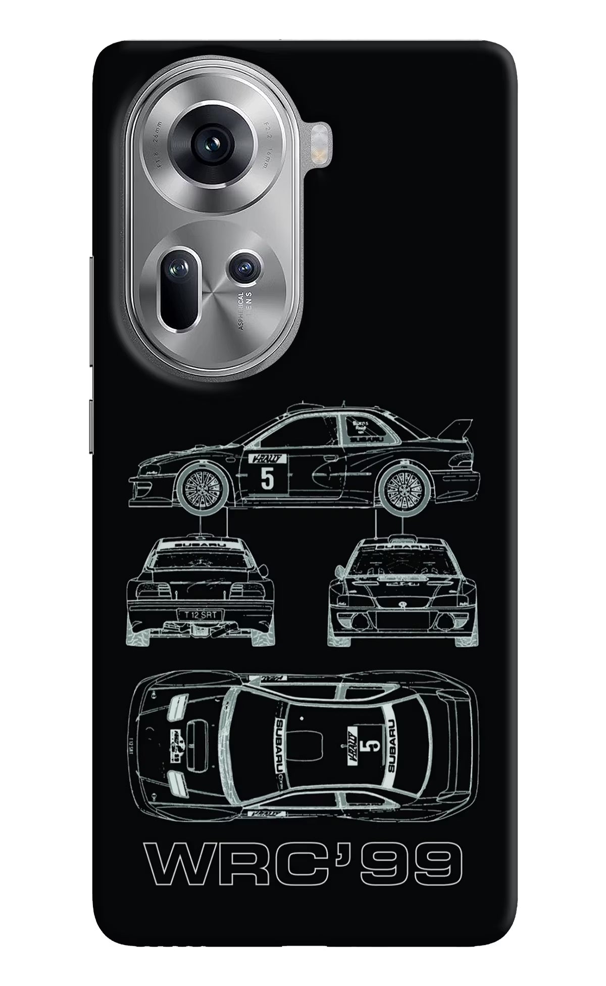 WRC'99 Oppo Reno11 Hard Case Back Cover by Casekaro
