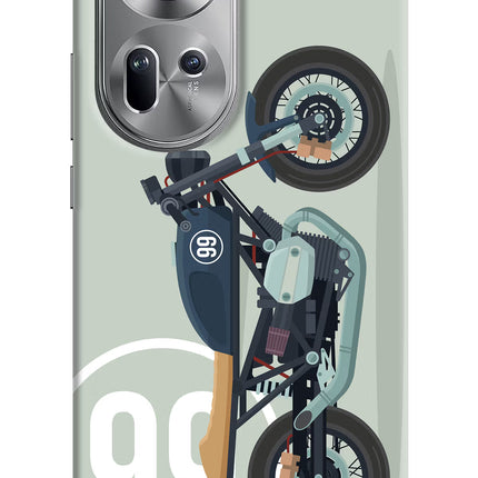 Classic Cafe Racer 99 Oppo Reno11 Hard Case Back Cover by Casekaro