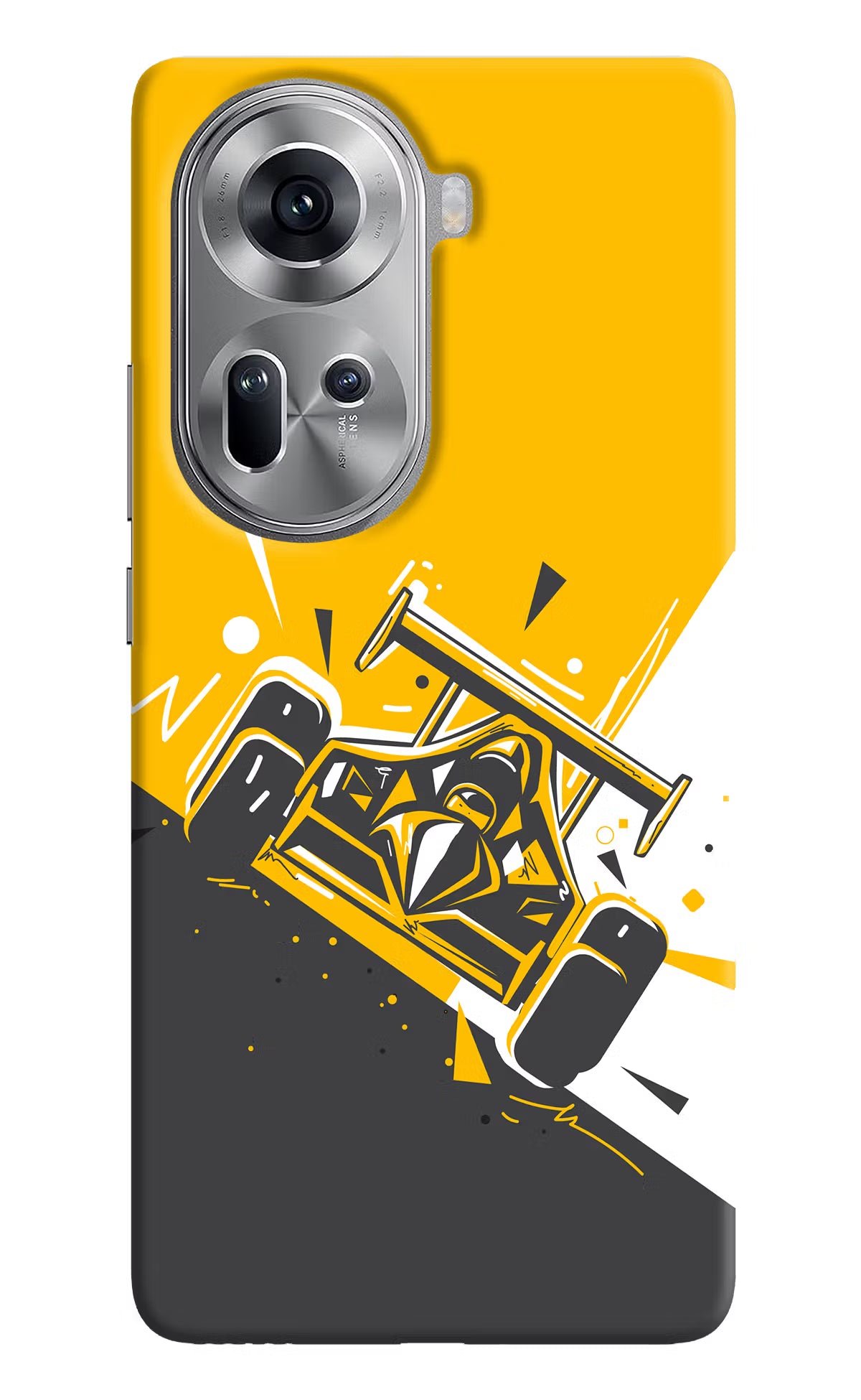 Track King Oppo Reno11 Hard Case Back Cover by Casekaro
