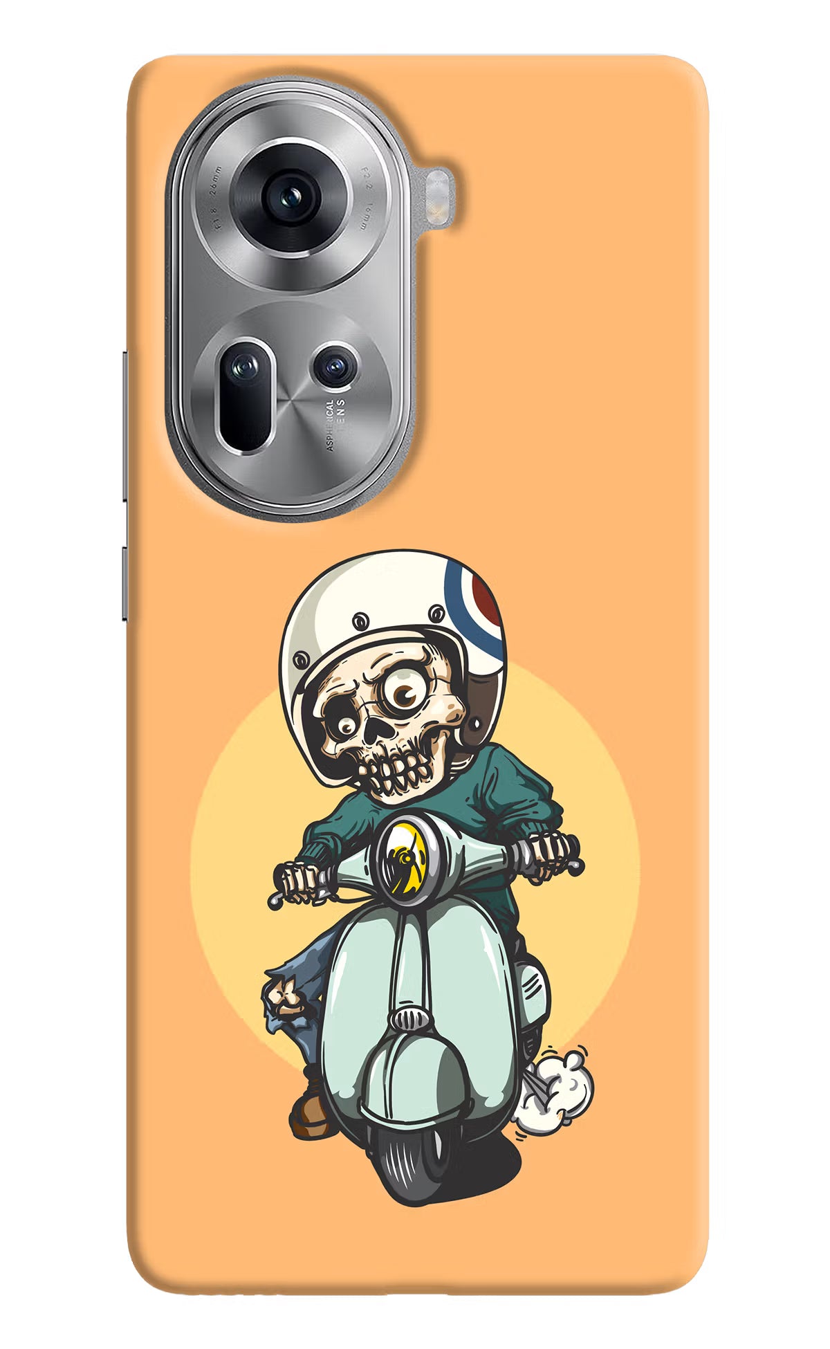 Undead Biker Oppo Reno11 Hard Case Back Cover by Casekaro