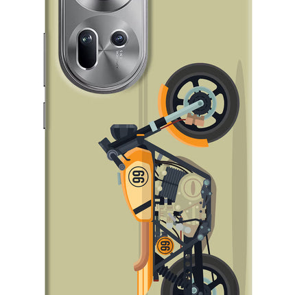 Vertical Speedster Oppo Reno11 Hard Case Back Cover by Casekaro