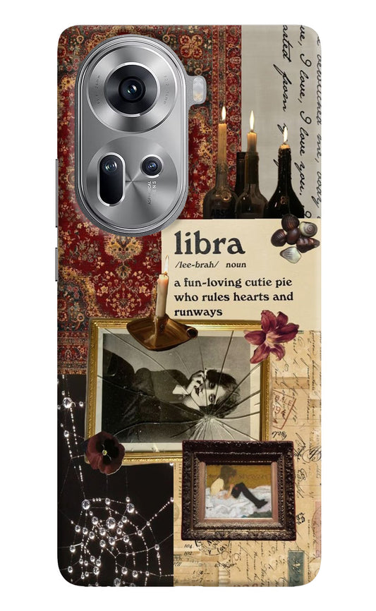 Libra Zodiac Oppo Reno11 Hard Case Back Cover by Casekaro