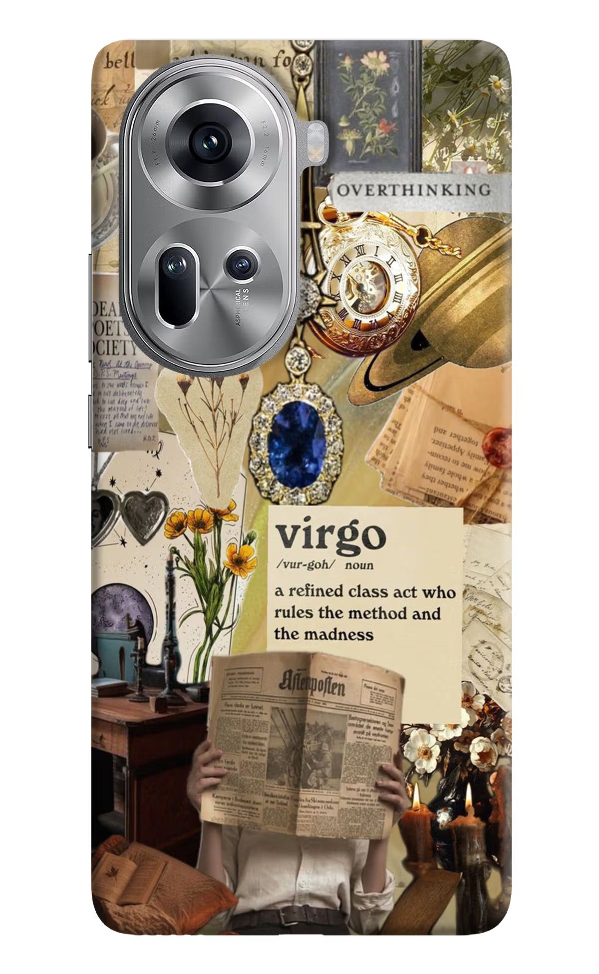 Virgo Zodiac Oppo Reno11 Hard Case Back Cover by Casekaro