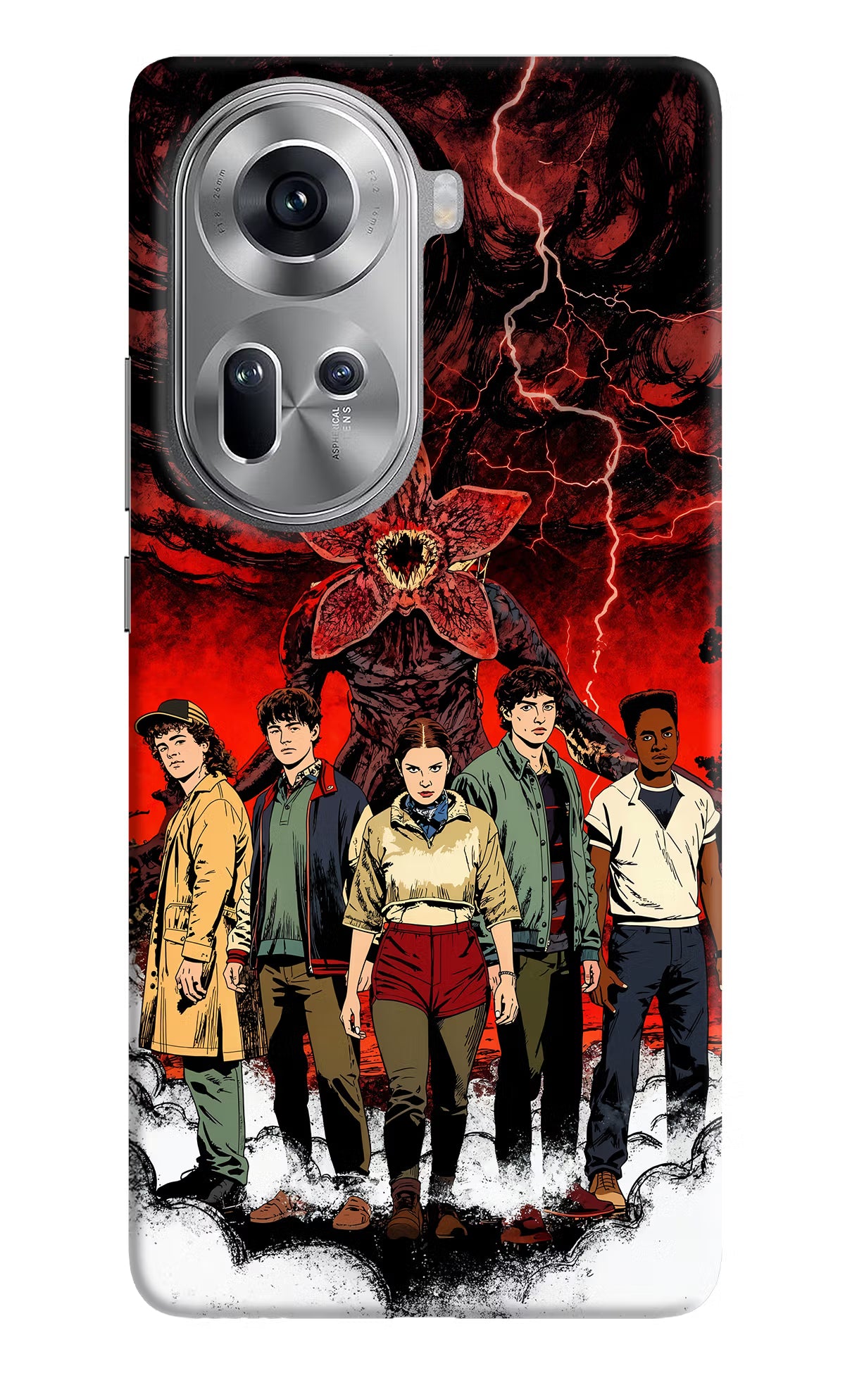 Ordinary Things Characters Oppo Reno11 Hard Case Back Cover by Casekaro