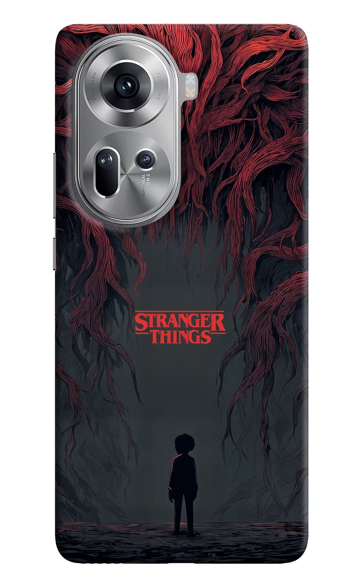 Ordinary Things Dark Side Oppo Reno11 Hard Case Back Cover by Casekaro