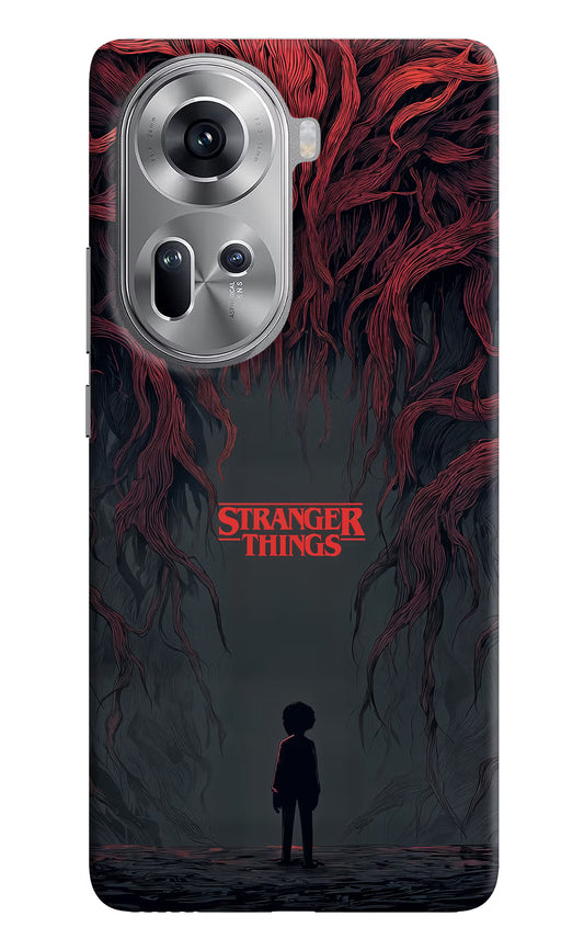 Ordinary Things Dark Side Oppo Reno11 Hard Case Back Cover by Casekaro