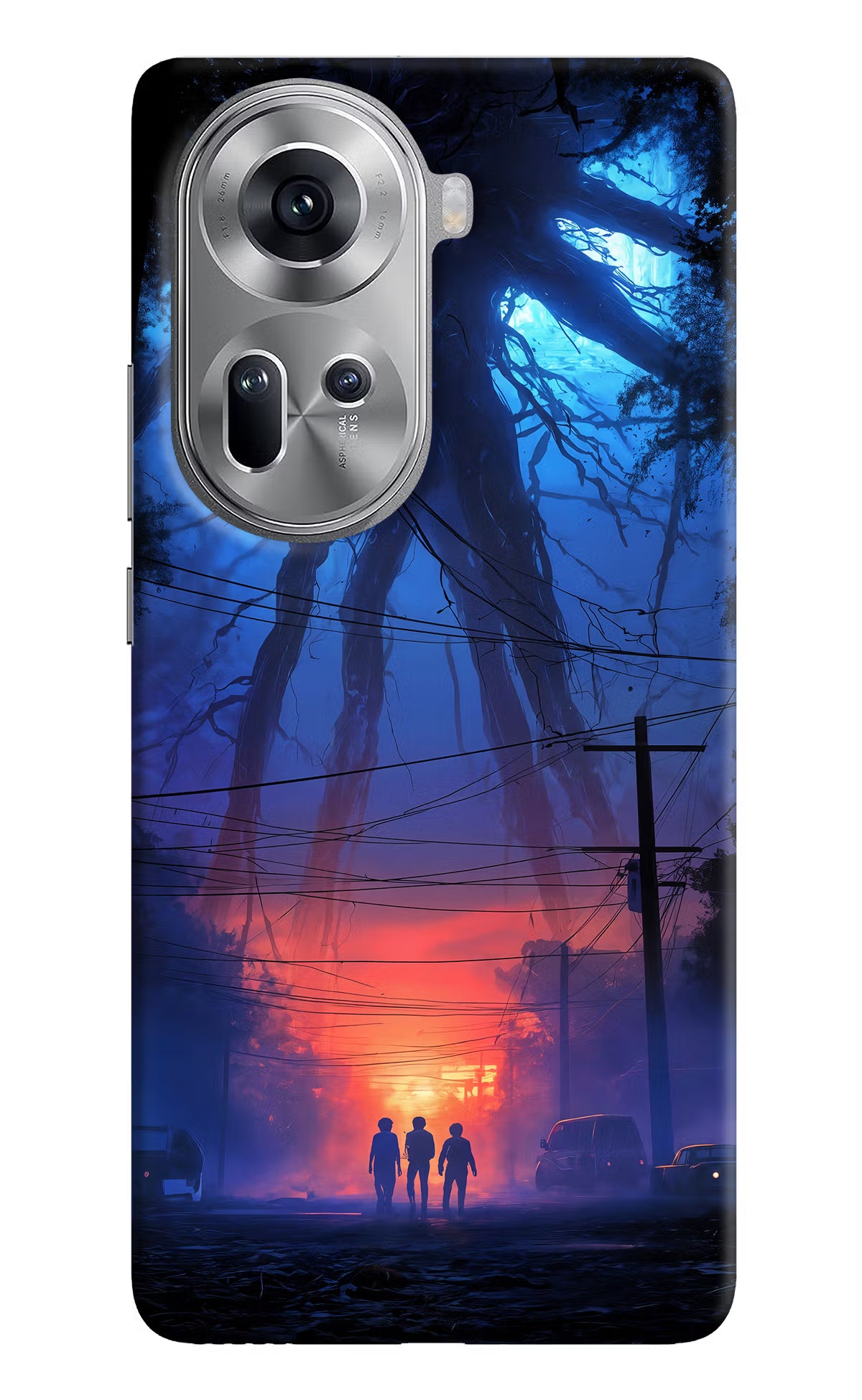 Ordinary Things Shadow Oppo Reno11 Hard Case Back Cover by Casekaro