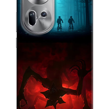 Ordinary Things Downside Up Oppo Reno11 Hard Case Back Cover by Casekaro