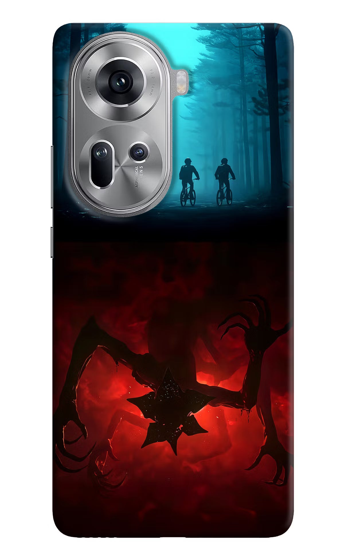 Ordinary Things Downside Up Oppo Reno11 Hard Case Back Cover by Casekaro