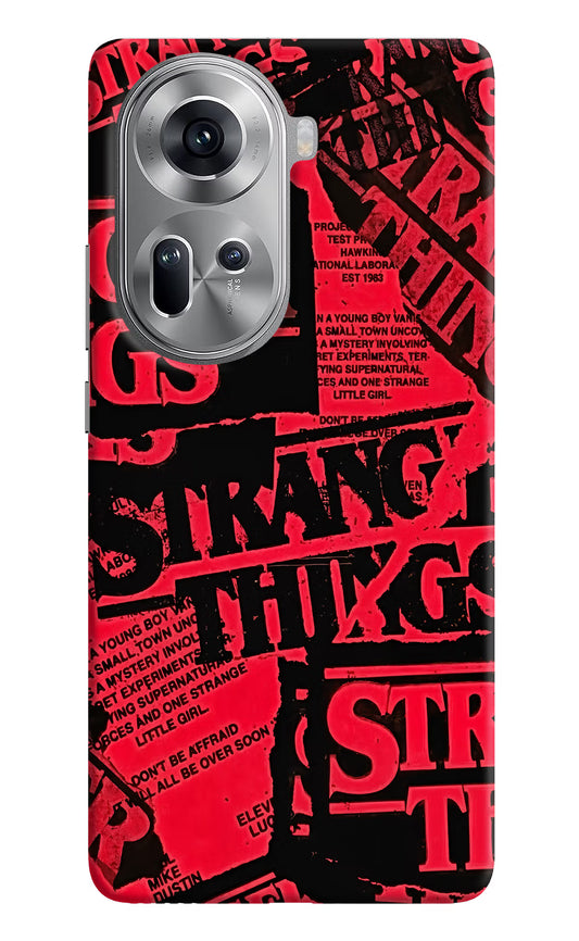 Ordinary Things Oppo Reno11 Hard Case Back Cover by Casekaro