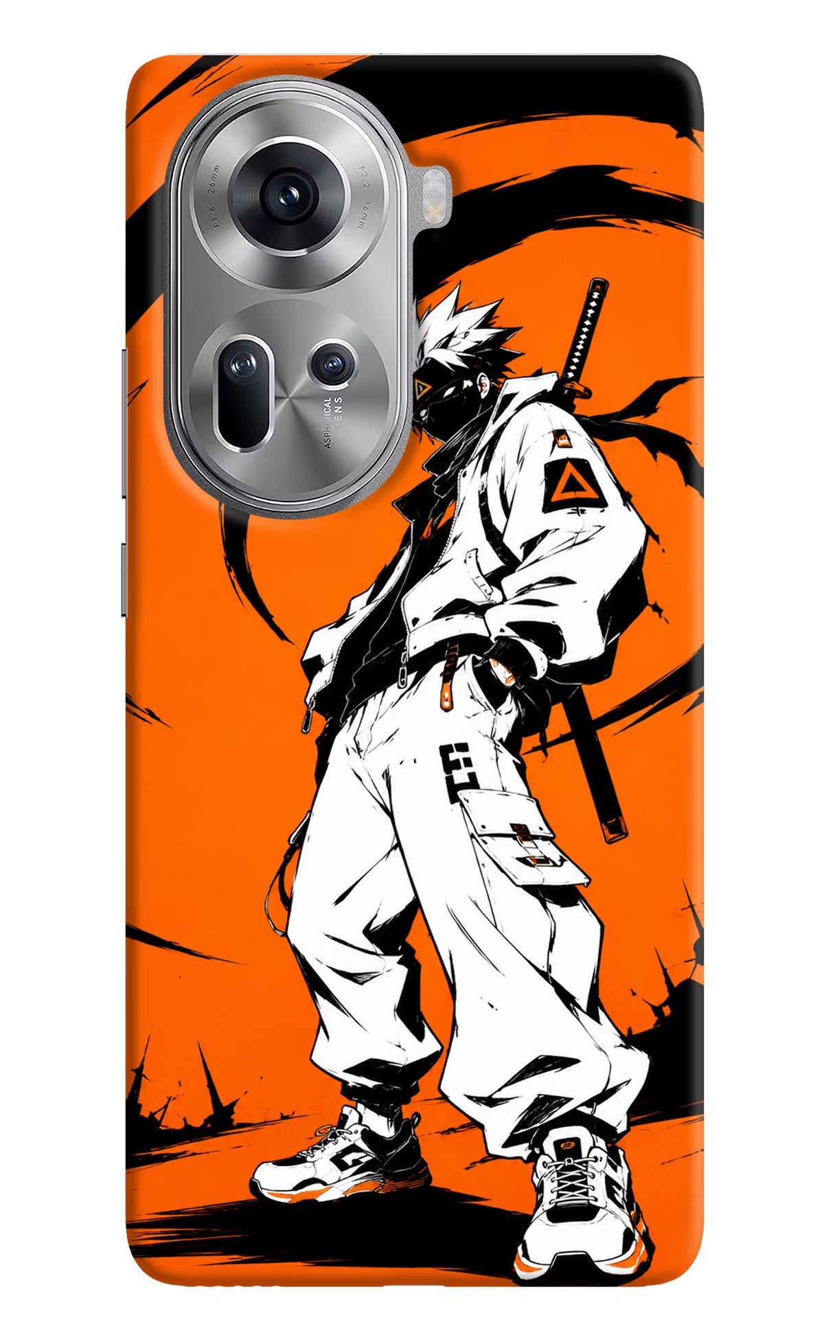 Street Samurai  Oppo Reno11 Hard Case Back Cover by Casekaro
