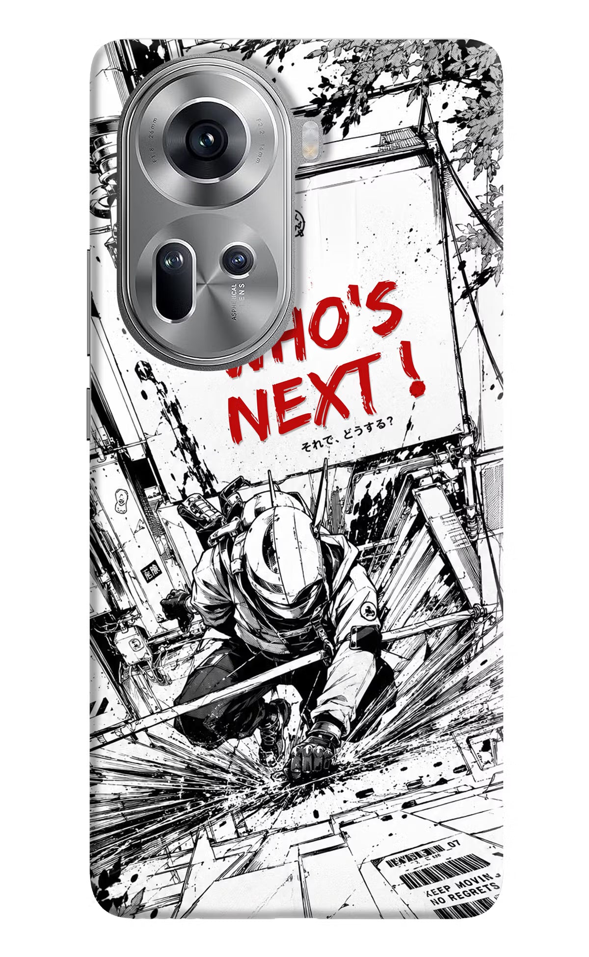 Who's Next Oppo Reno11 Hard Case Back Cover by Casekaro