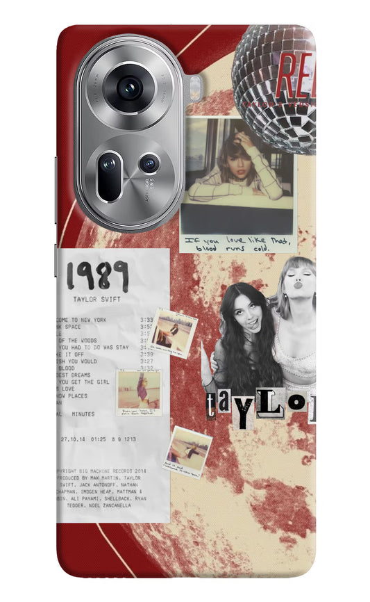 Taylor Swift Oppo Reno11 Back Cover