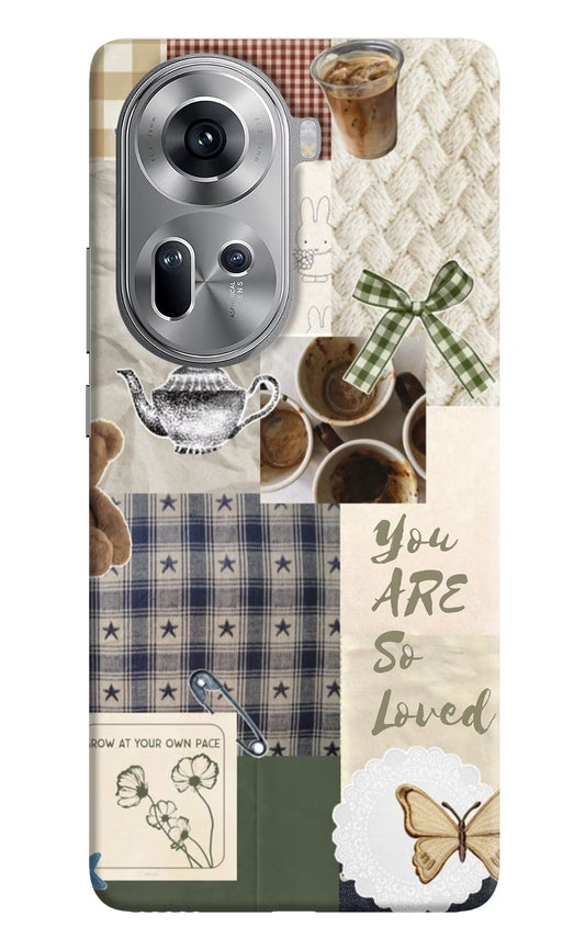Cookie Oppo Reno11 Hard Case Back Cover by Casekaro