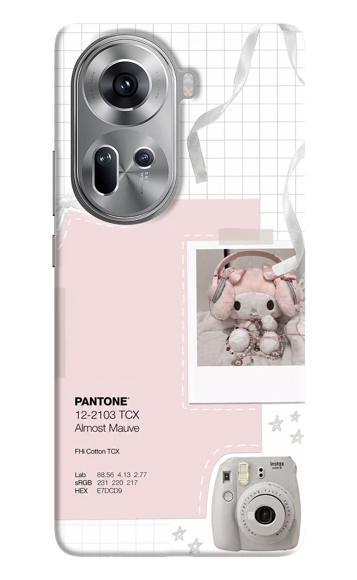 Pantone Asthetic Oppo Reno11 Back Cover