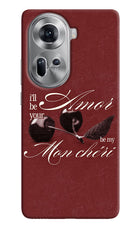 Velvet Cherry Oppo Reno11 Hard Case Back Cover by Casekaro