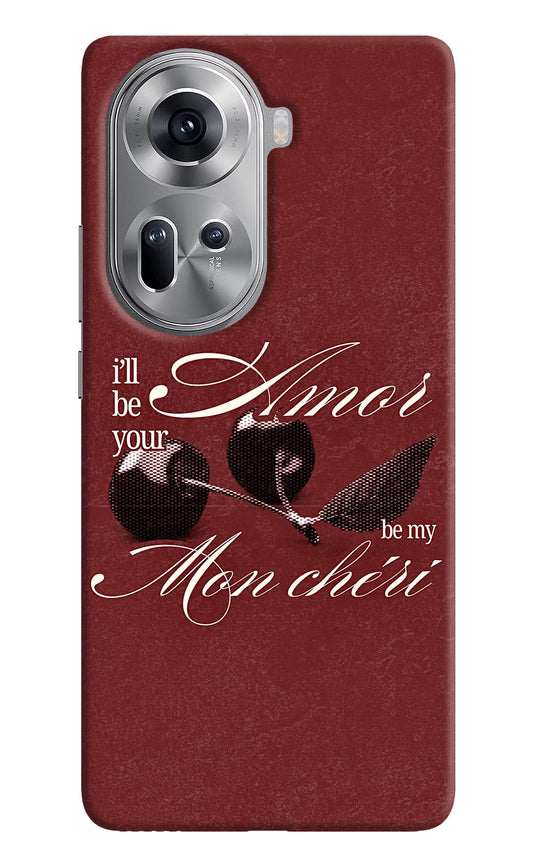 Velvet Cherry Oppo Reno11 Back Cover
