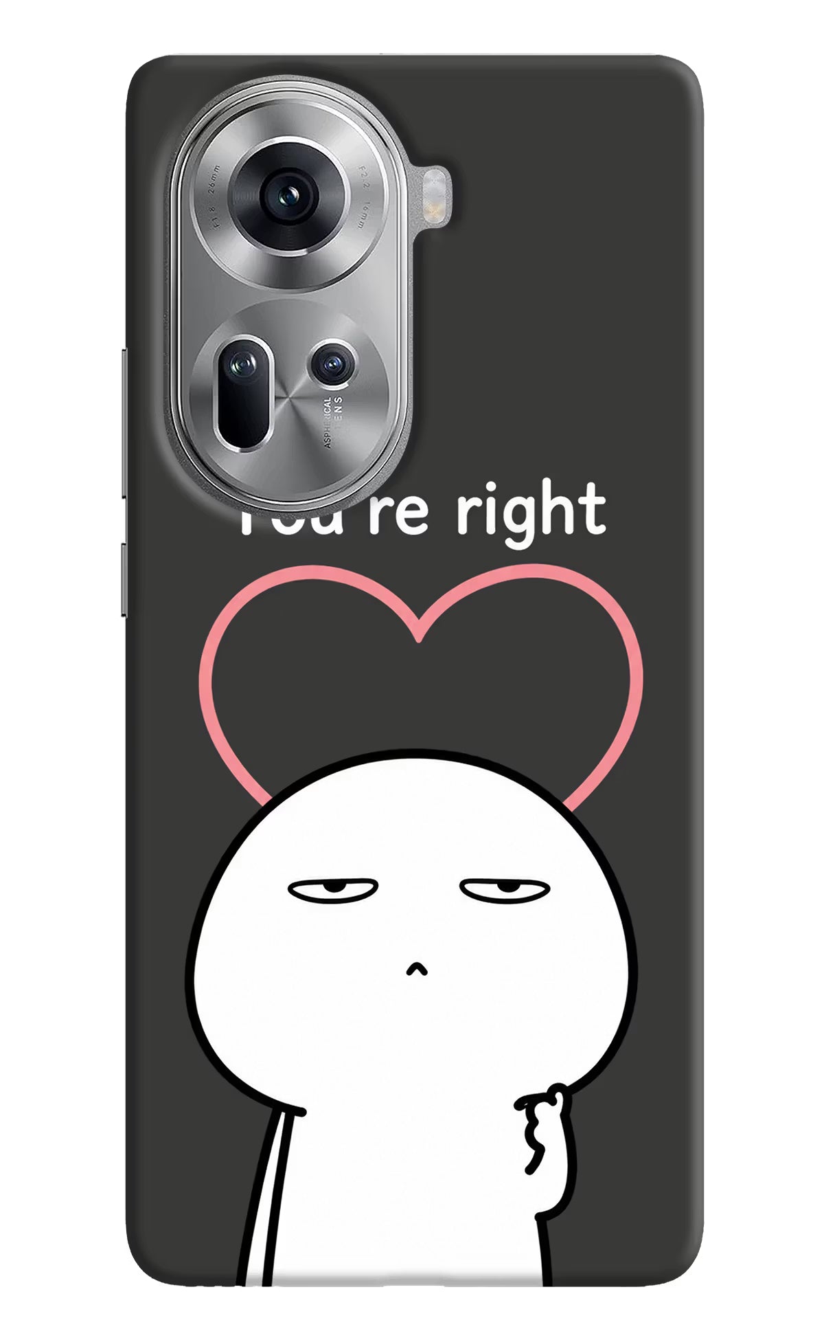 You're Right Oppo Reno11 Back Cover