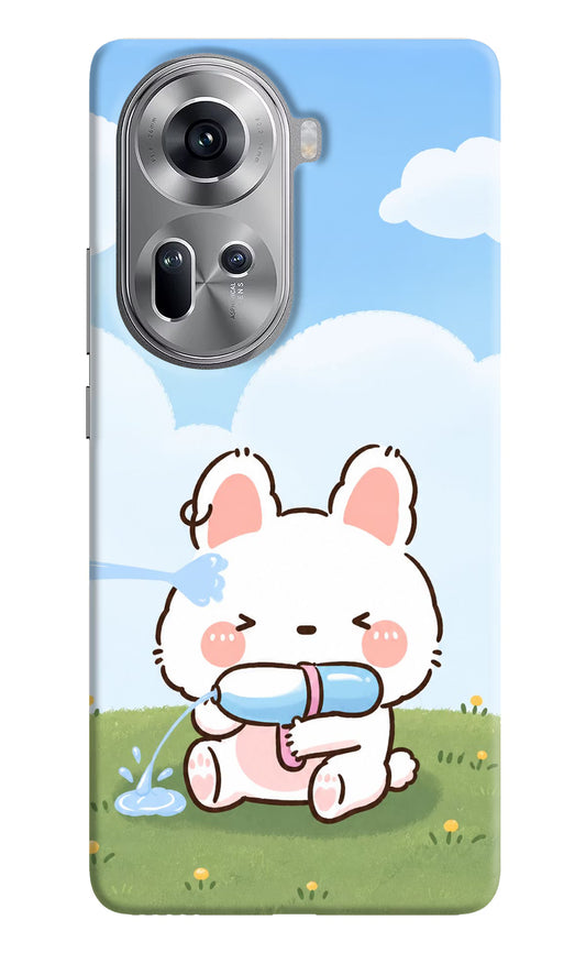 Bunny Treat Oppo Reno11 Hard Case Back Cover by Casekaro