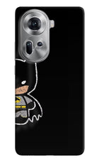 Bat Kitty Oppo Reno11 Hard Case Back Cover by Casekaro