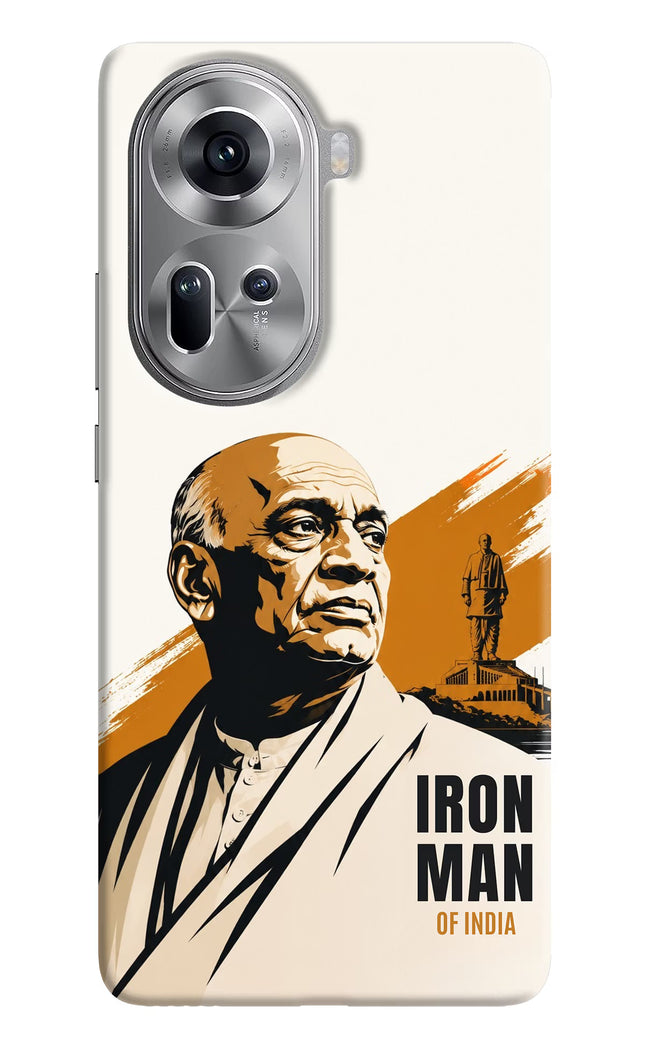 Sardar Patel Iron Will Oppo Reno11 Hard Case Back Cover by Casekaro