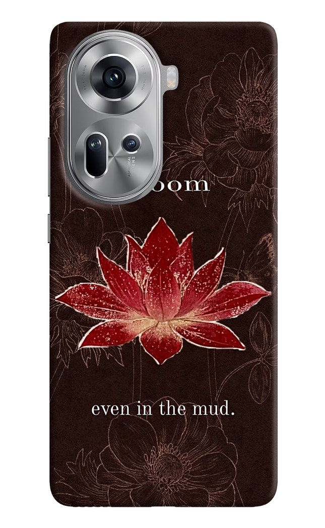 Bloom Oppo Reno11 Hard Case Back Cover by Casekaro