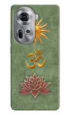 Om & Lotus Oppo Reno11 Back Cover