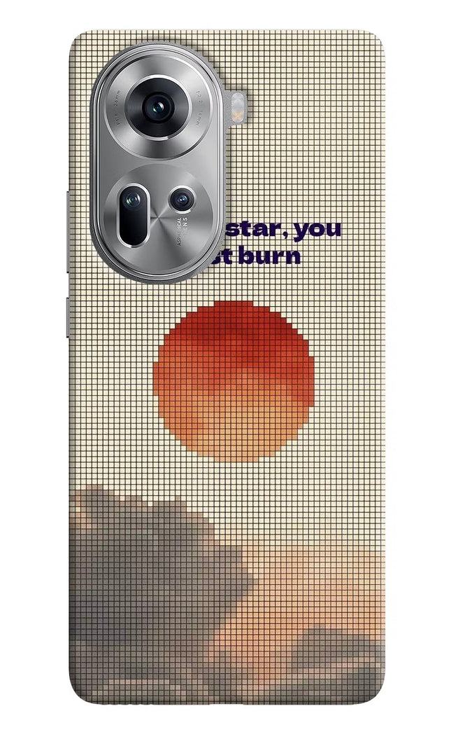 Pixel Sun Oppo Reno11 Hard Case Back Cover by Casekaro