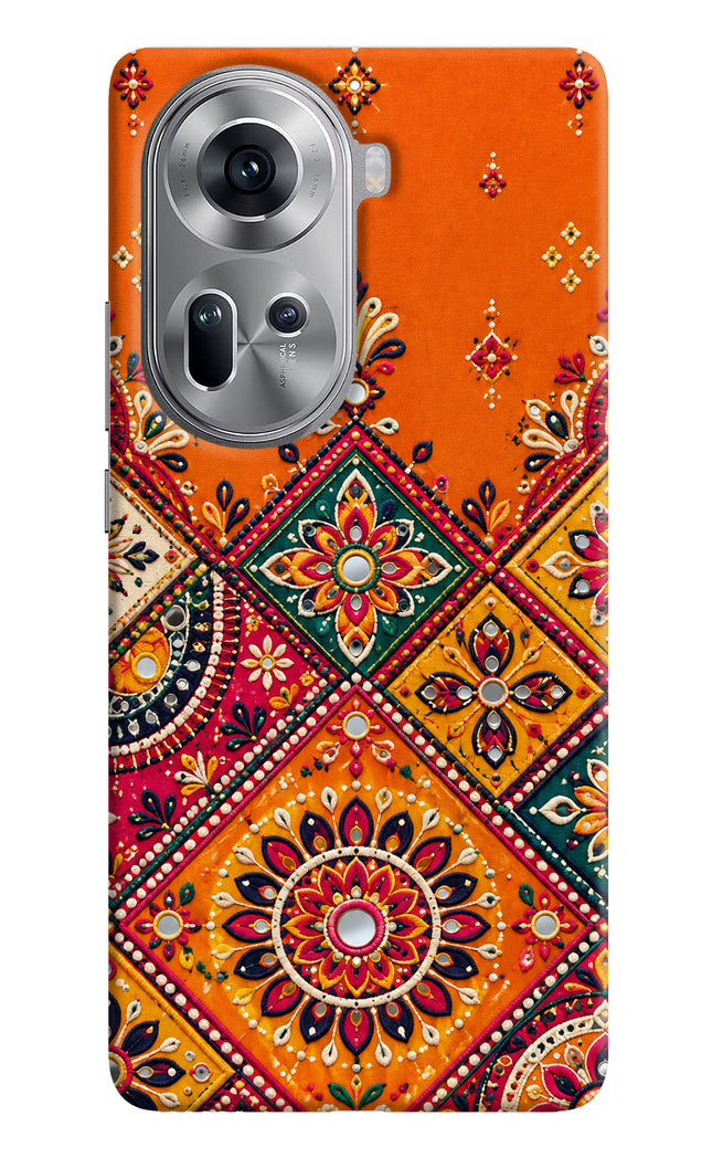 Kutch Glow Oppo Reno11 Hard Case Back Cover by Casekaro