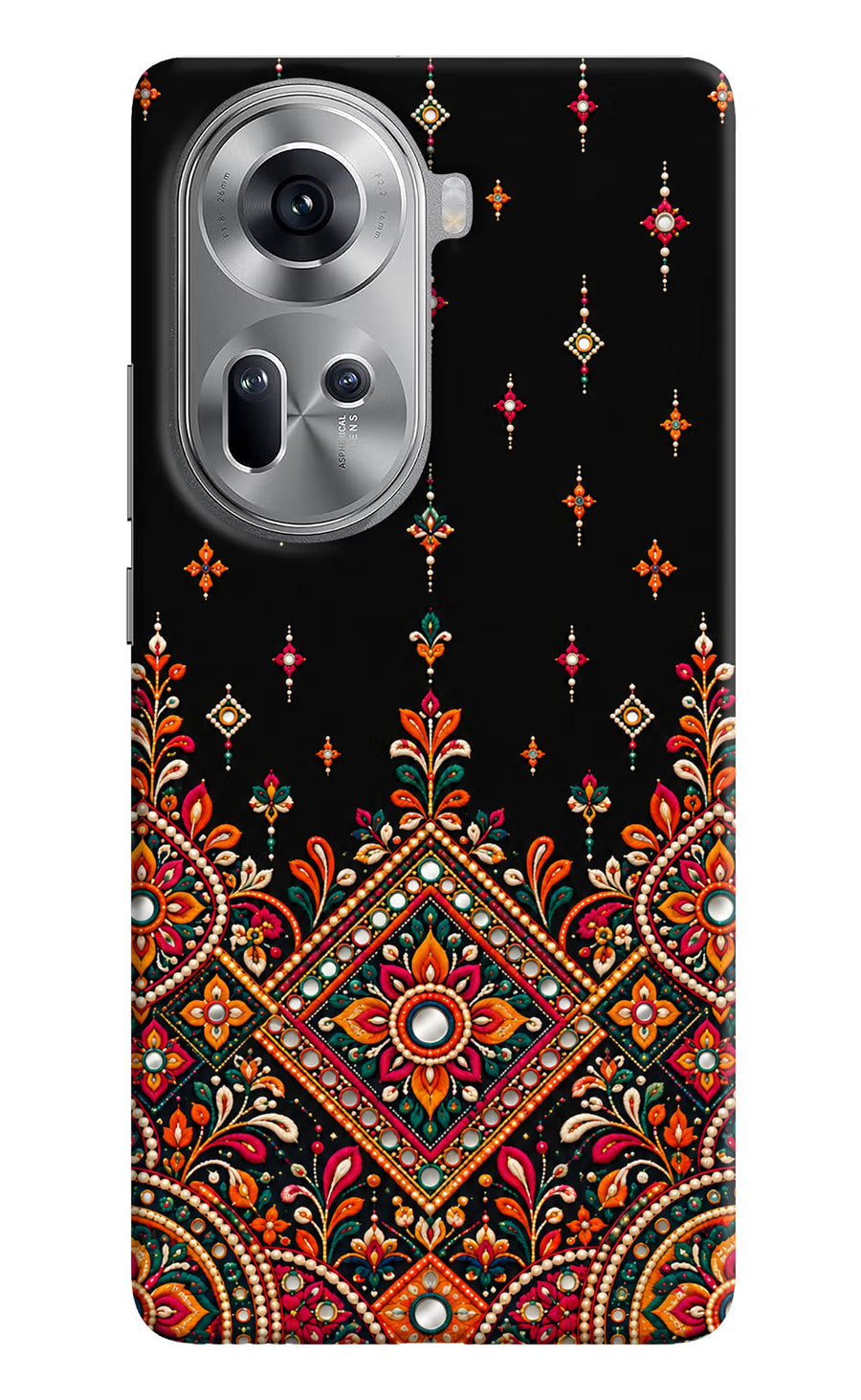 Noir Mehfil Oppo Reno11 Back Cover, Hard case