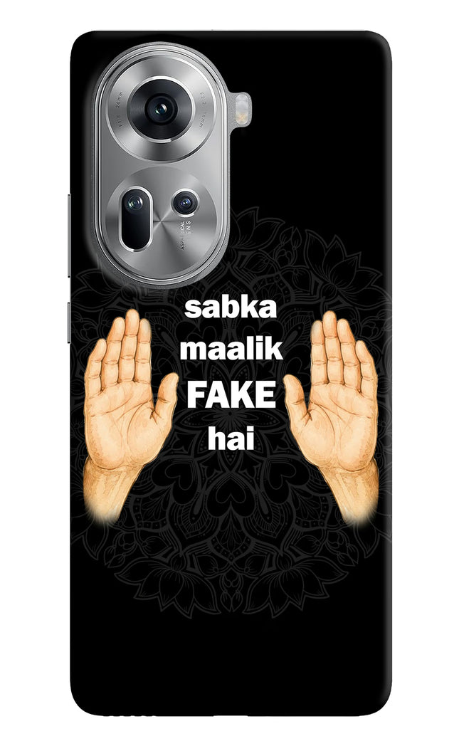 Sabka Malik Fake Oppo Reno11 Back Cover