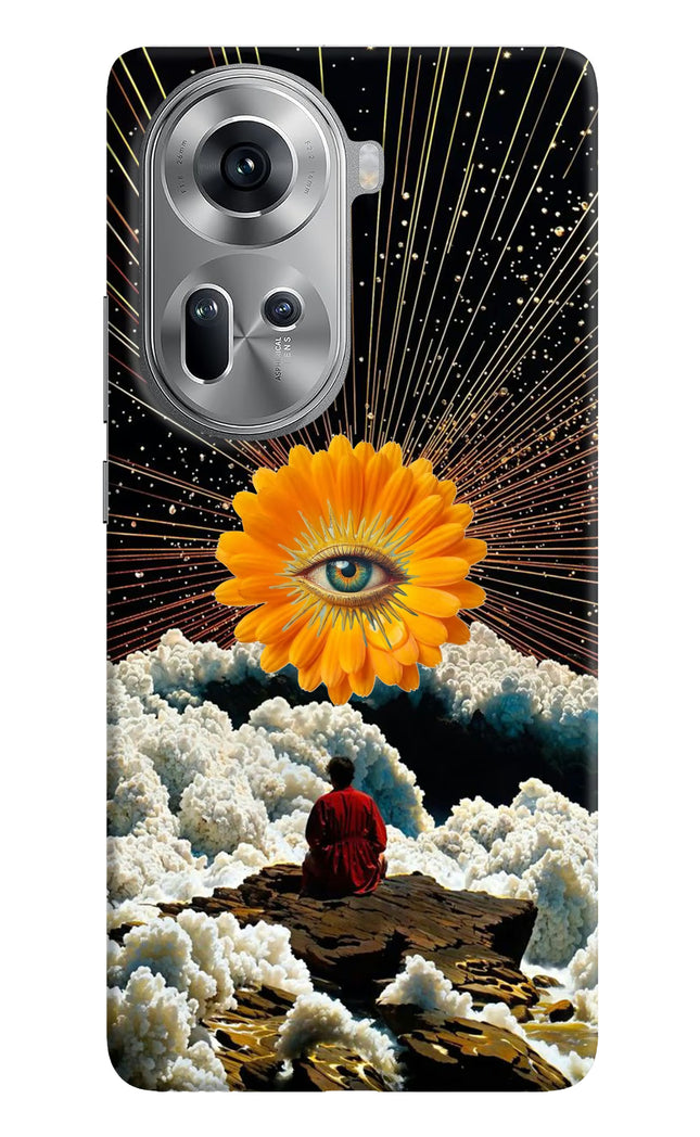 Cosmic Flower Oppo Reno11 Back Cover