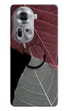 Leaf Pattern Oppo Reno11 Pop Case by Casekaro