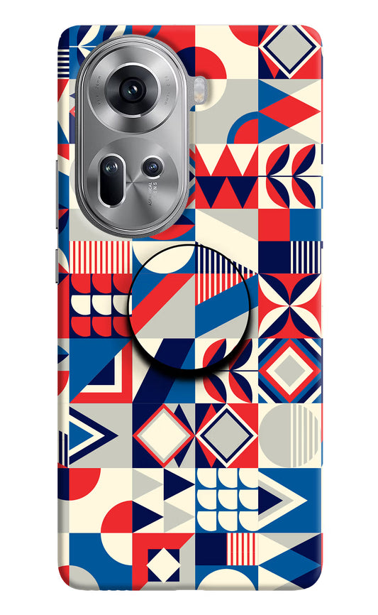 Colorful Pattern Oppo Reno11 Pop Case by Casekaro
