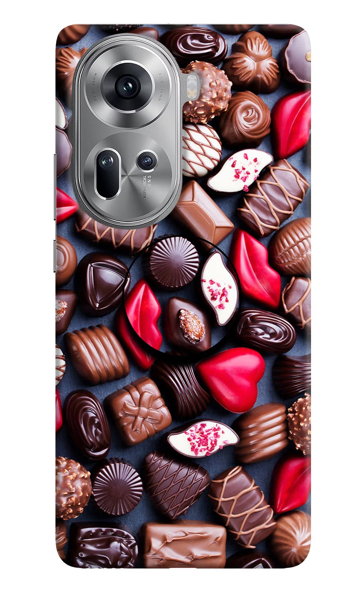 Chocolates Oppo Reno11 Pop Case by Casekaro