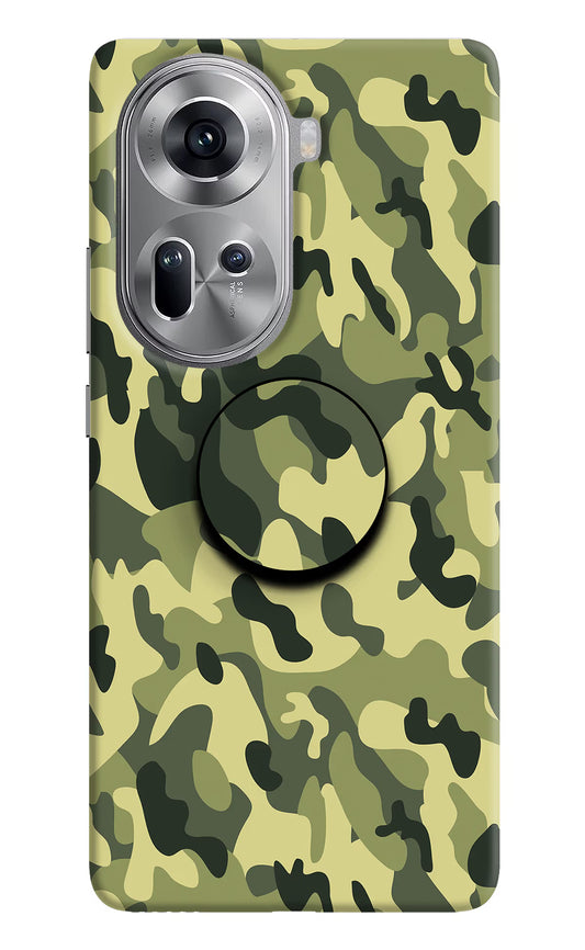 Camouflage Oppo Reno11 Pop Case by Casekaro