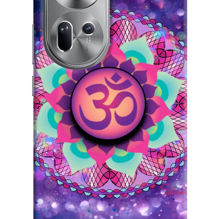 Om Purple Oppo Reno11 Pop Case by Casekaro