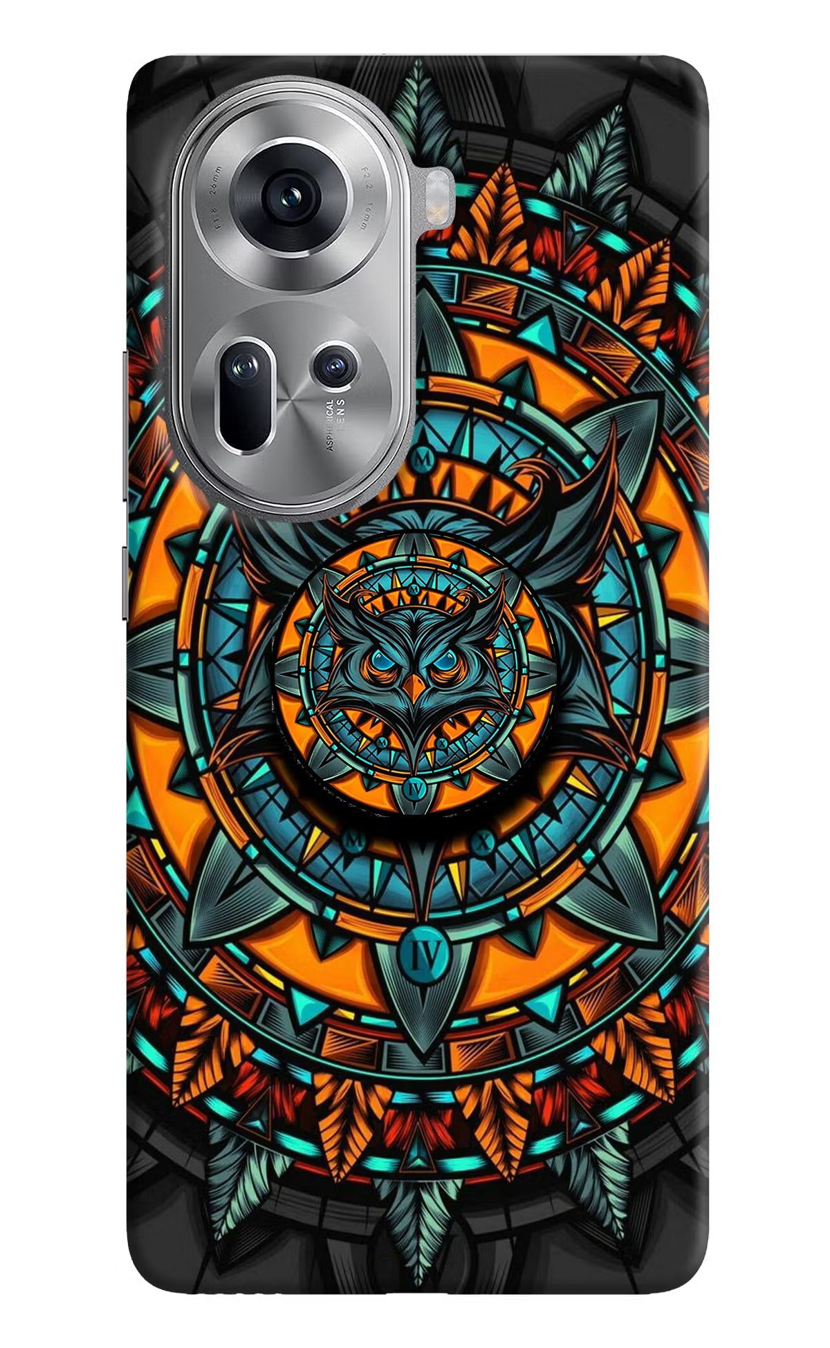 Angry Owl Oppo Reno11 Pop Case by Casekaro