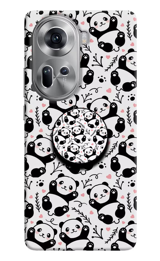 Cute Panda Oppo Reno11 Pop Case by Casekaro