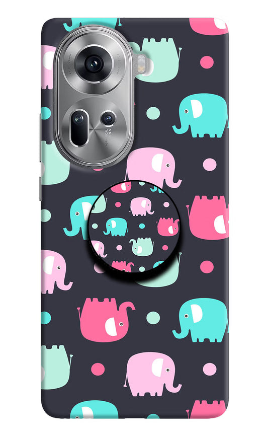 Baby Elephants Oppo Reno11 Pop Case by Casekaro