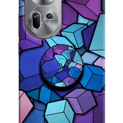 Cubic Abstract Oppo Reno11 Pop Case by Casekaro