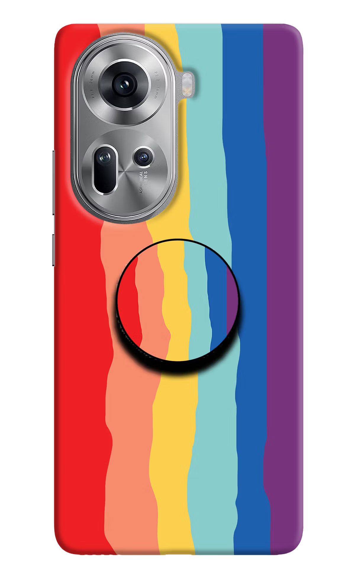 Rainbow Oppo Reno11 Pop Case by Casekaro