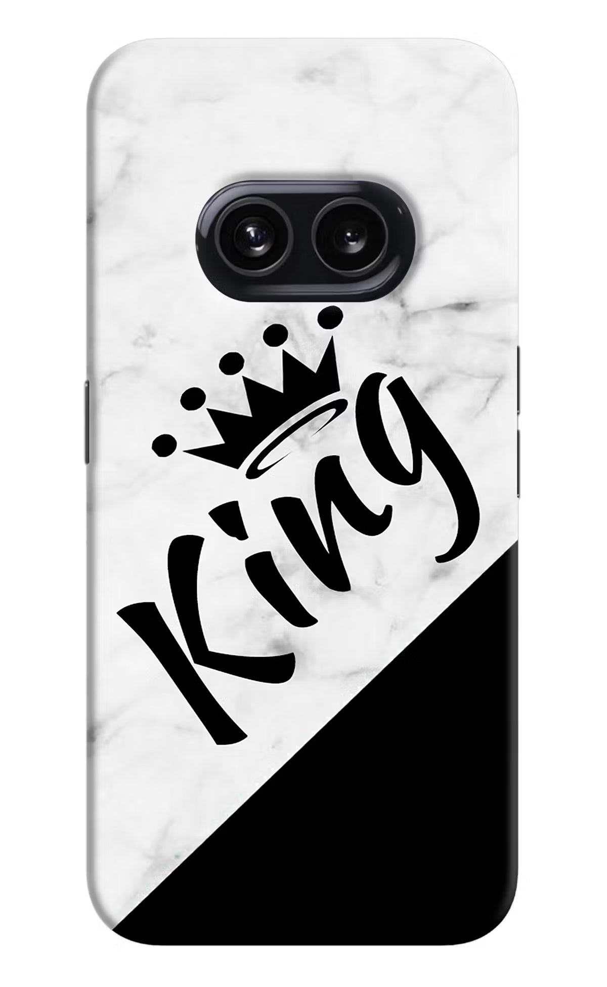 King Nothing Phone 2A Hard Case Back Cover by Casekaro