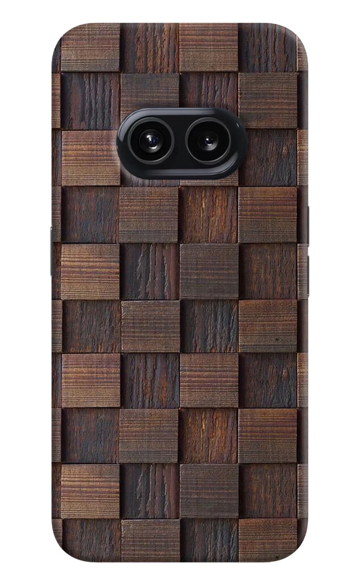 Wooden Cube Design Nothing Phone 2A Hard Case Back Cover by Casekaro