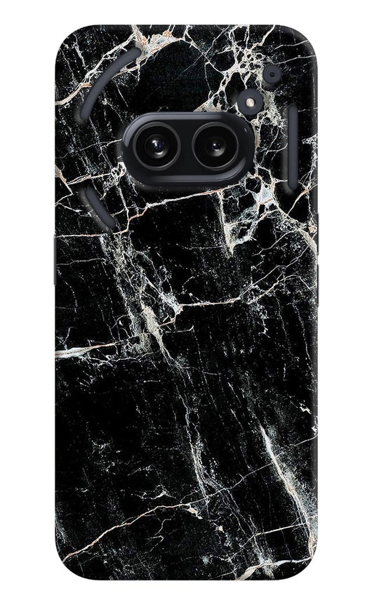 Black Marble Texture Nothing Phone 2A Back Cover