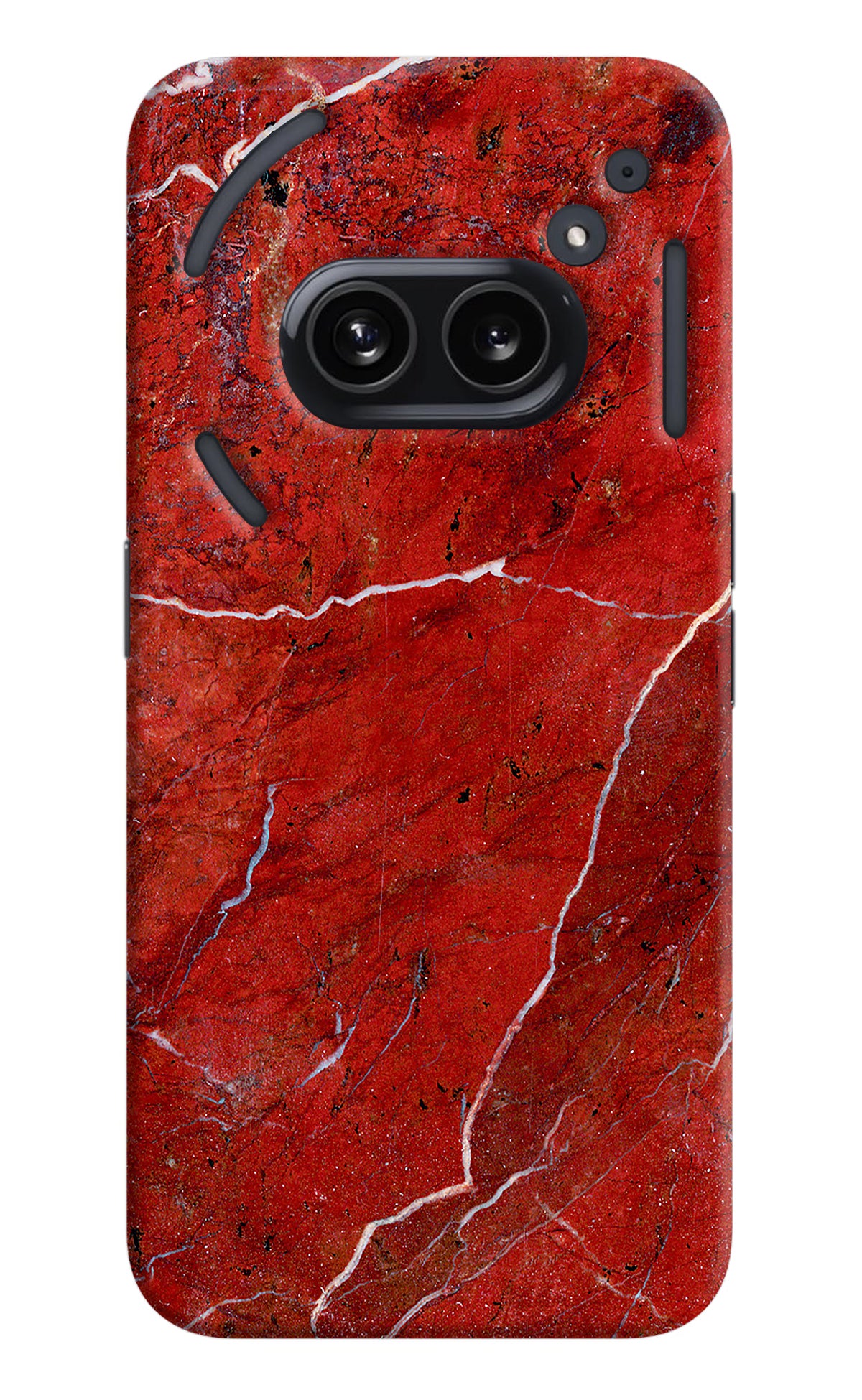 Red Marble Design Nothing Phone 2A Back Cover