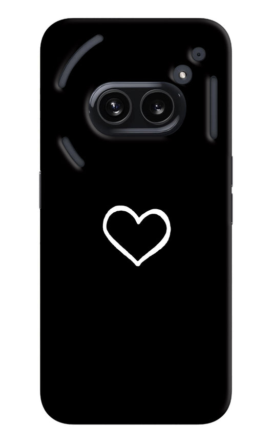 Heart Nothing Phone 2A Back Cover