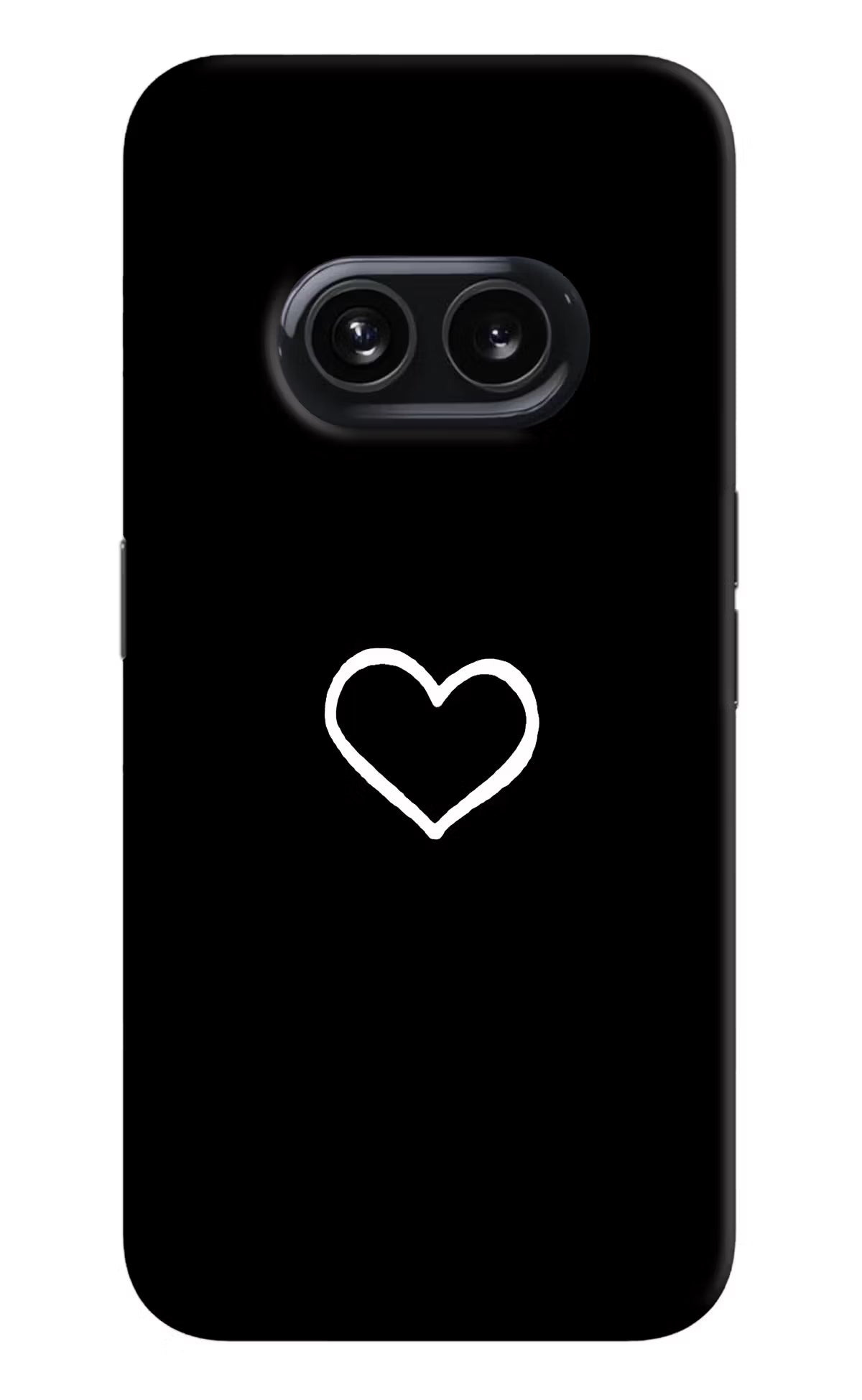 Heart Nothing Phone 2A Hard Case Back Cover by Casekaro