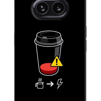 Coffee Nothing Phone 2A Hard Case Back Cover by Casekaro
