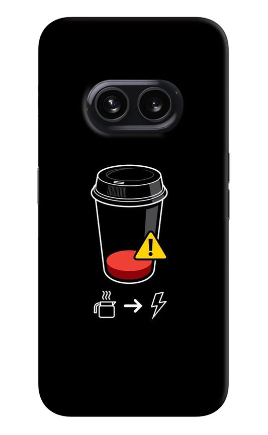 Coffee Nothing Phone 2A Hard Case Back Cover by Casekaro